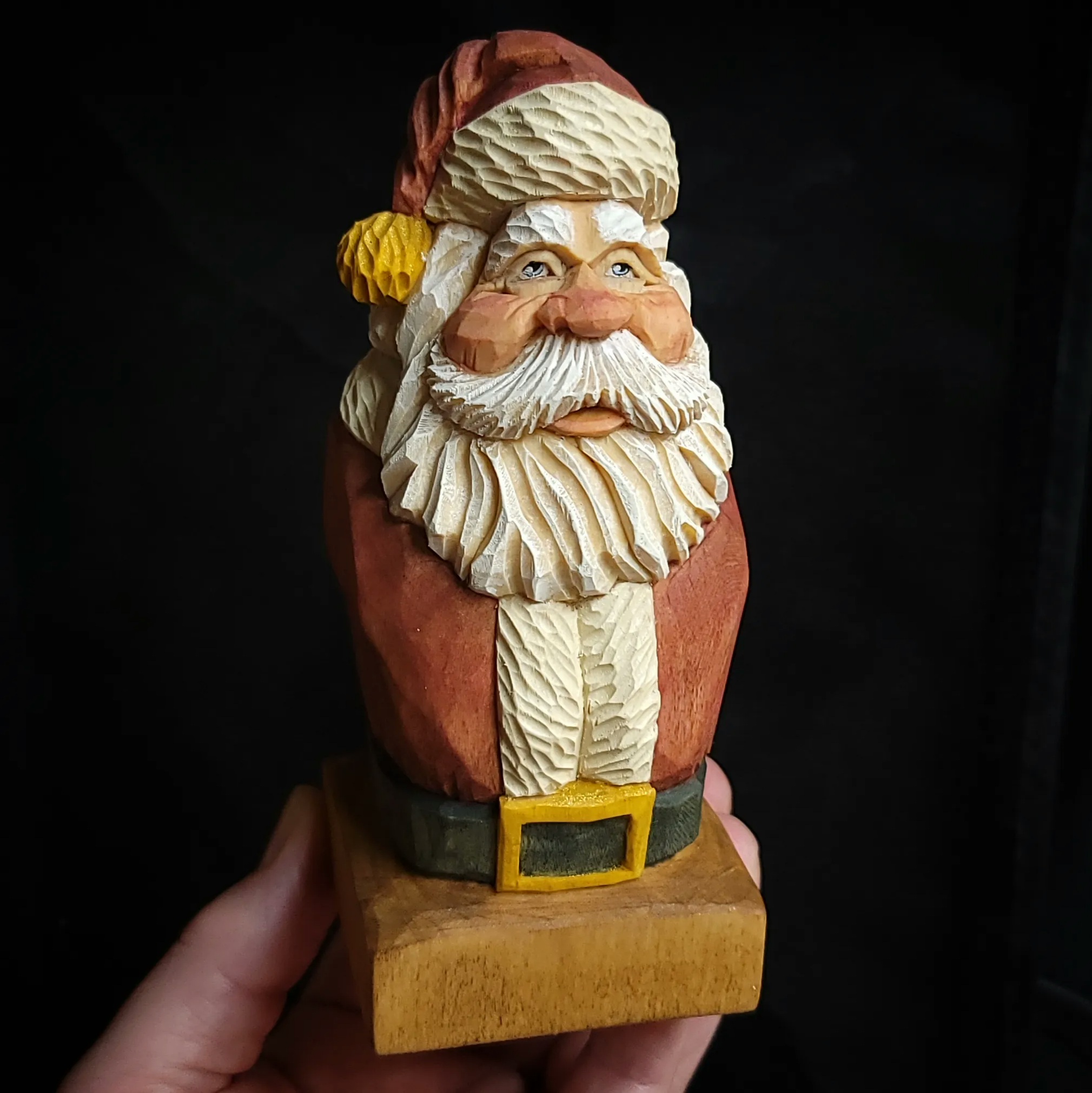 Santa bust 