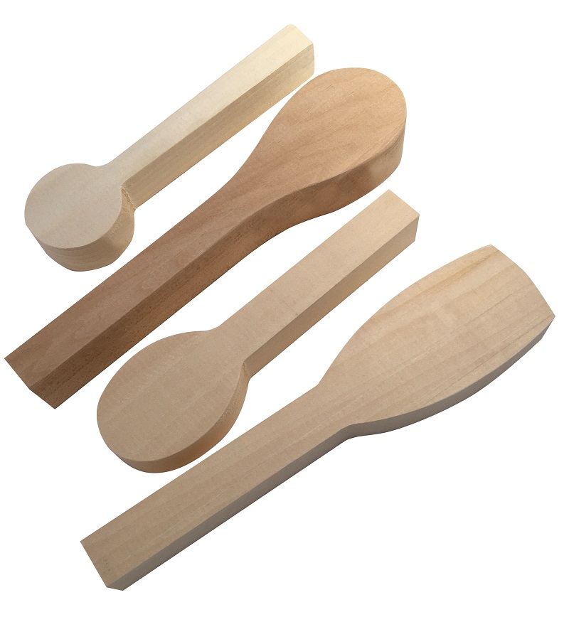 SKSB4 Basswood Spoon Blank Set