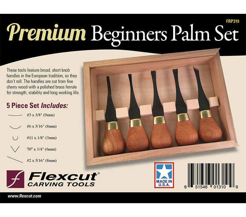 Flexcut beginners palm shop set