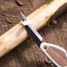 Flexcut Whittlin' Jack Carving Knife 1.5 Detail and 2 Roughing Blades,  Aluminum Handle w/ Wood Inlays - KnifeCenter - FLEXJKN88