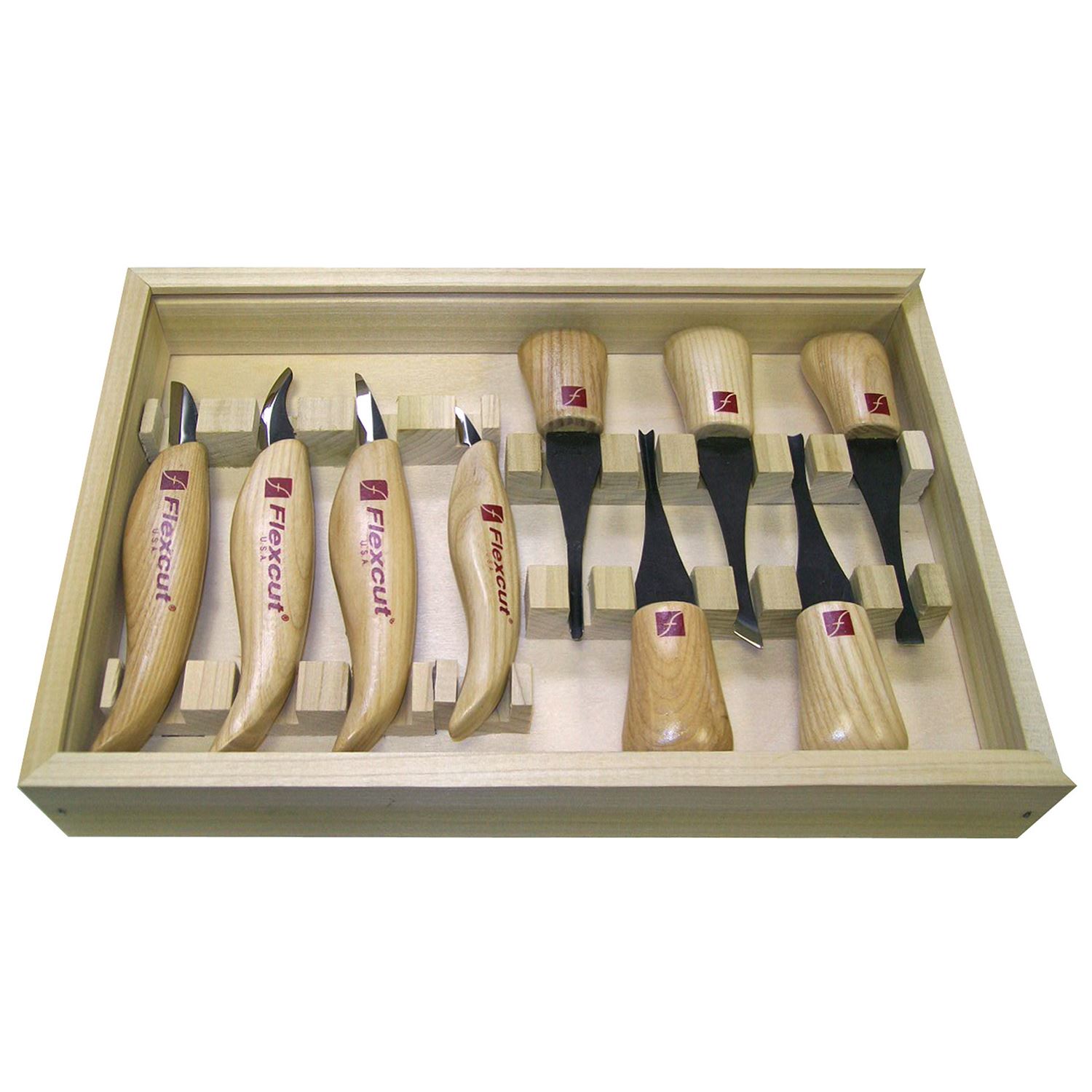 KN700 Deluxe Palm & Knife Set - Flexcut Tool Company