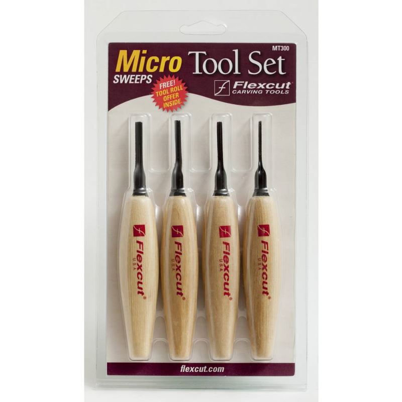 Flexcut Sweeps Micro Tool Set