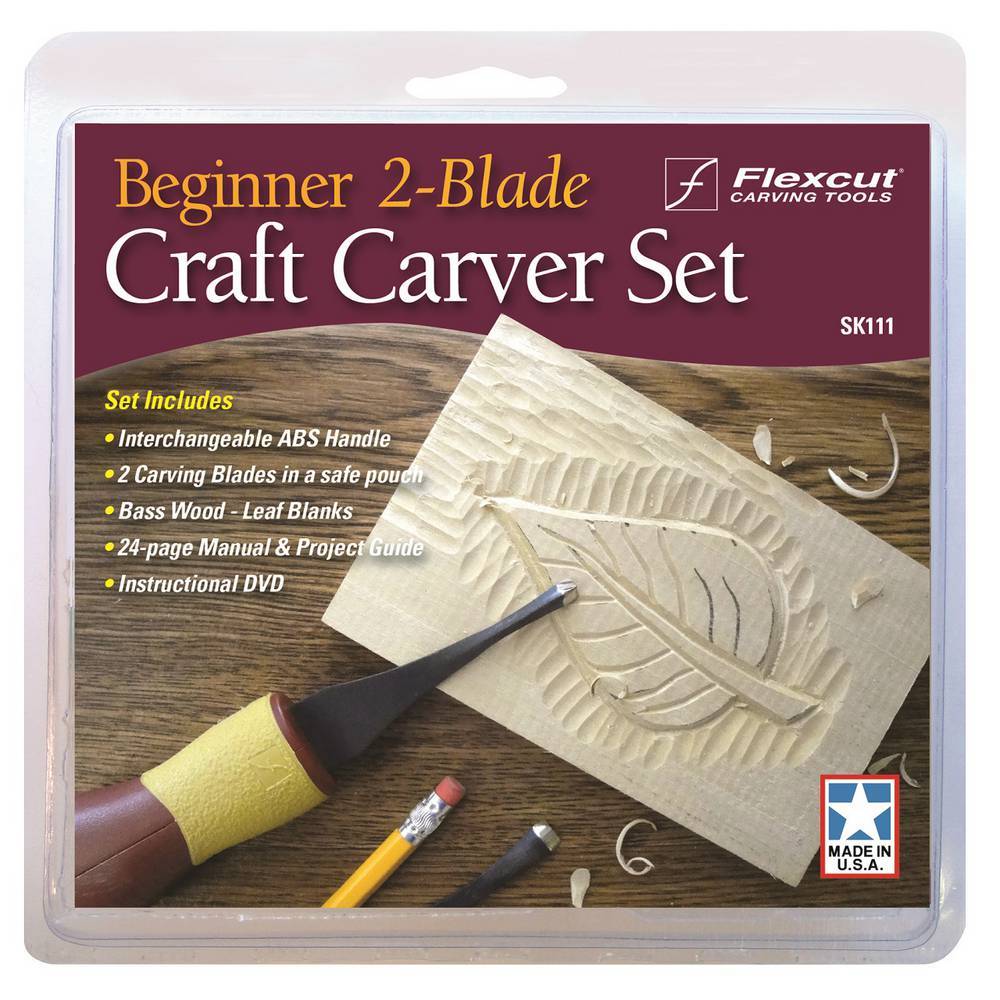 SK111 Beginner 2-Blade Craft Carver Set - Flexcut Tool Company